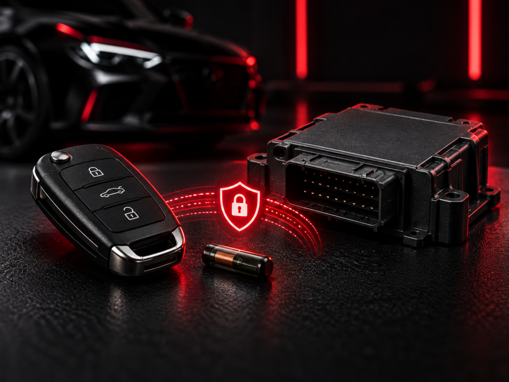 Llave e inmovilizador para autorización de arranque