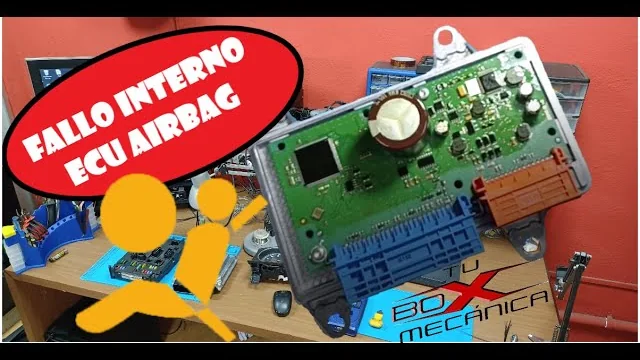 Diagnóstico de un fallo interno en una unidad de airbag