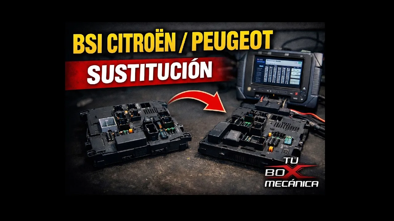 Clonación de una BSI de Citroën Berlingo en el banco de trabajo