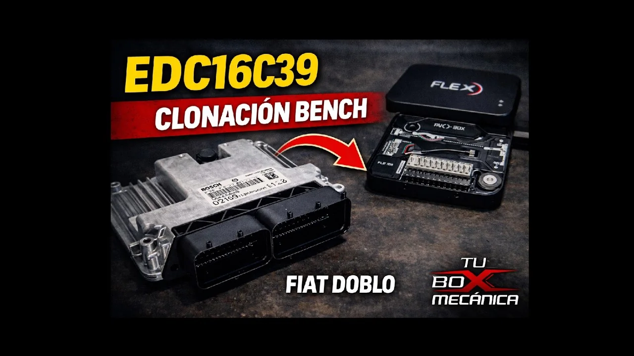Clonación de una centralita EDC16C39 en modo Bench