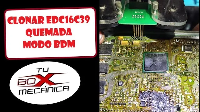 Recuperación de información de una ECU EDC16C39 dañada